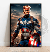 Donald Trump | Captain America Wall Art Print - Print